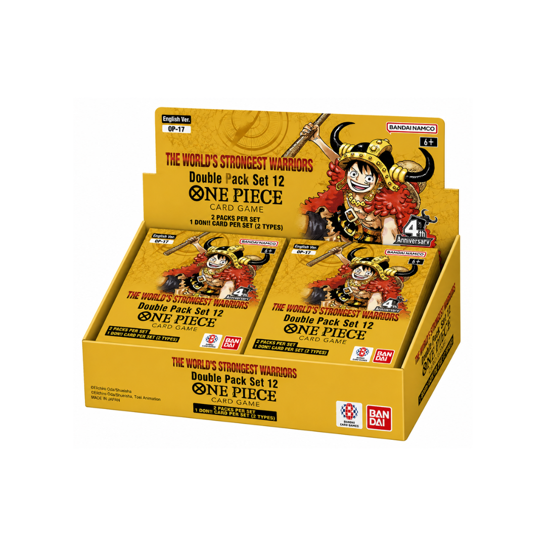 Double Pack Set Vol. 12 Display - The World's Strongest Warriors (OP17)